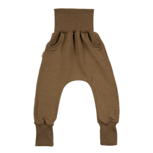 brown baggy sweatpants